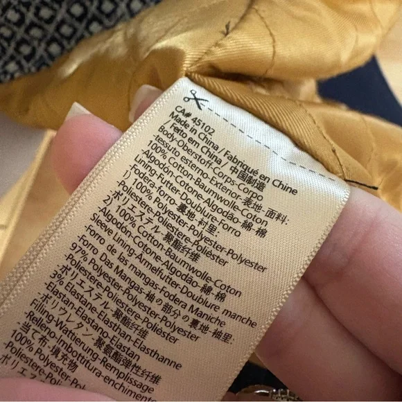 SCOTCH & SODA Men's Navy Cotton Peacoat True Blue Size Large - Picture 6 of 6